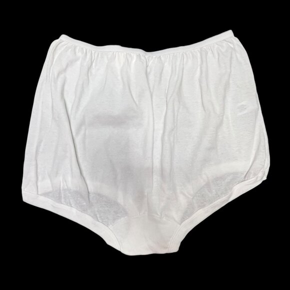 VTG Carole Panties Size 13‎ White Made in the USA Cotton Style 637 Granny Panty - Picture 2 of 8